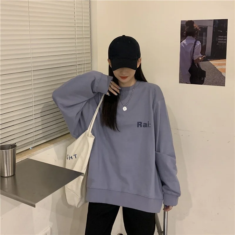 

Real Shot Sweater Women's Spring and Autumn Thin Loose