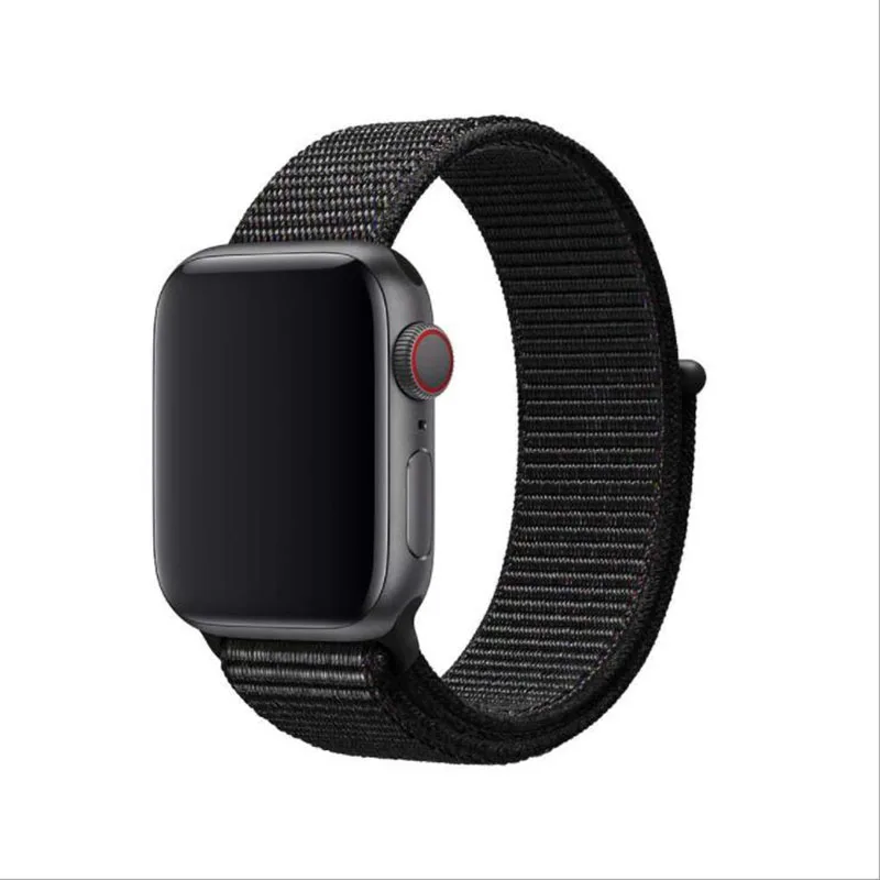 woven nylon Watch Strap For 38mm Apple Series 5 4 3 2 1 42mm Wrist Bracelet iWatch Sports Edition Replacement | Наручные часы
