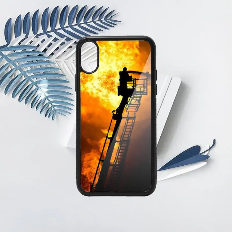 

Firefighter Heroes Phone Case TPU For iPhone X XR XS 11 12 mini Pro MAX 6 6S 7 8 Plus SE 2020
