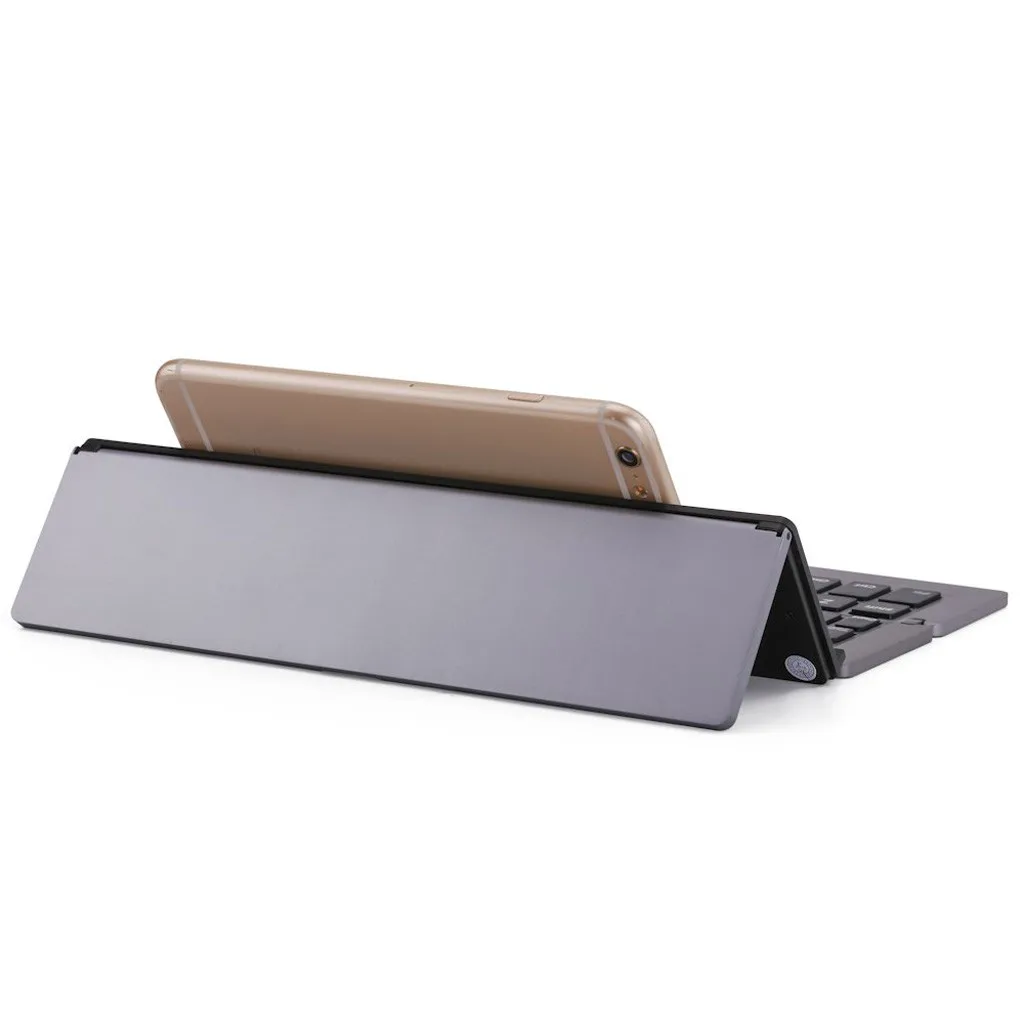 Складная Беспроводная клавиатура bluetooth ipad мобильный портативный алюминиевый