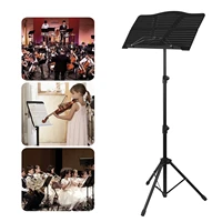 tunyin nifty portable sheet music stand folding music book stand with clip carry bag for guitar violin viola ukelele