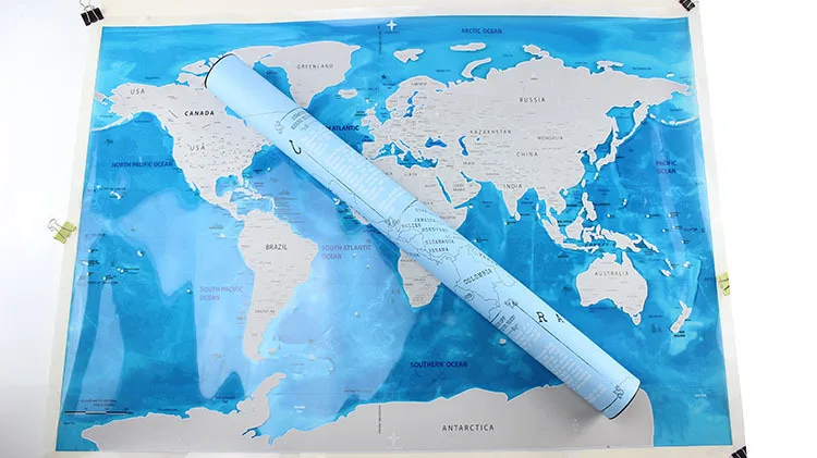 Роскошная черная декоративная карта мира Скретч Карта персонализированная для