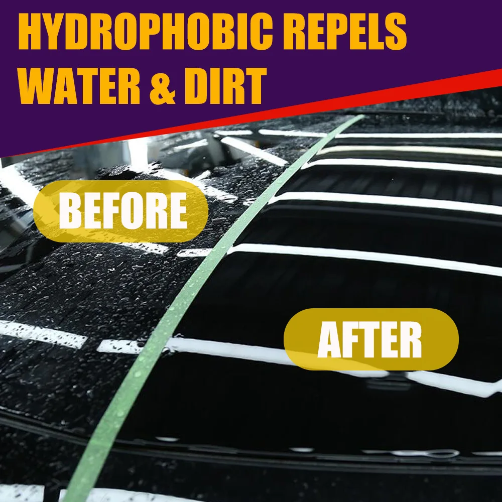 Нано-керамическое покрытие для автомобиля 100 мл водонепроницаемое жидкое стекло