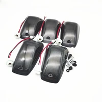 5pcs 12v black smoked lens plastic cab roof marker running lamps cover car top light shell