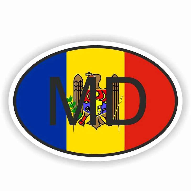 

MD MOLDOVA Country интересные автомобильные наклейки аксессуары для стайлинга автомобиля наклейка виниловая оконная крышка царапины водостойкий ПВХ 14 см * 9 см