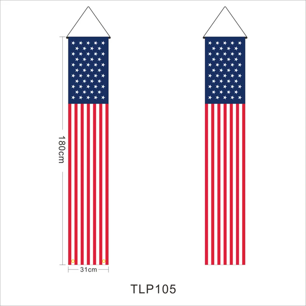 Патриотический Флаг США ветрозащитный баннер правительственный отряд дверные