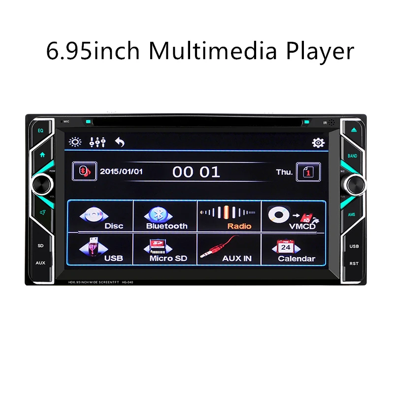 TOSPRA Android универсальный 2 Din Автомобильный мультимедийный плеер Универсальный