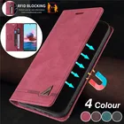 Магнитный флип-чехол для XiaoMi RedMi Note 10 10S 9T 9 Pro Max 8 8T 7 9A 9C 8A 7A