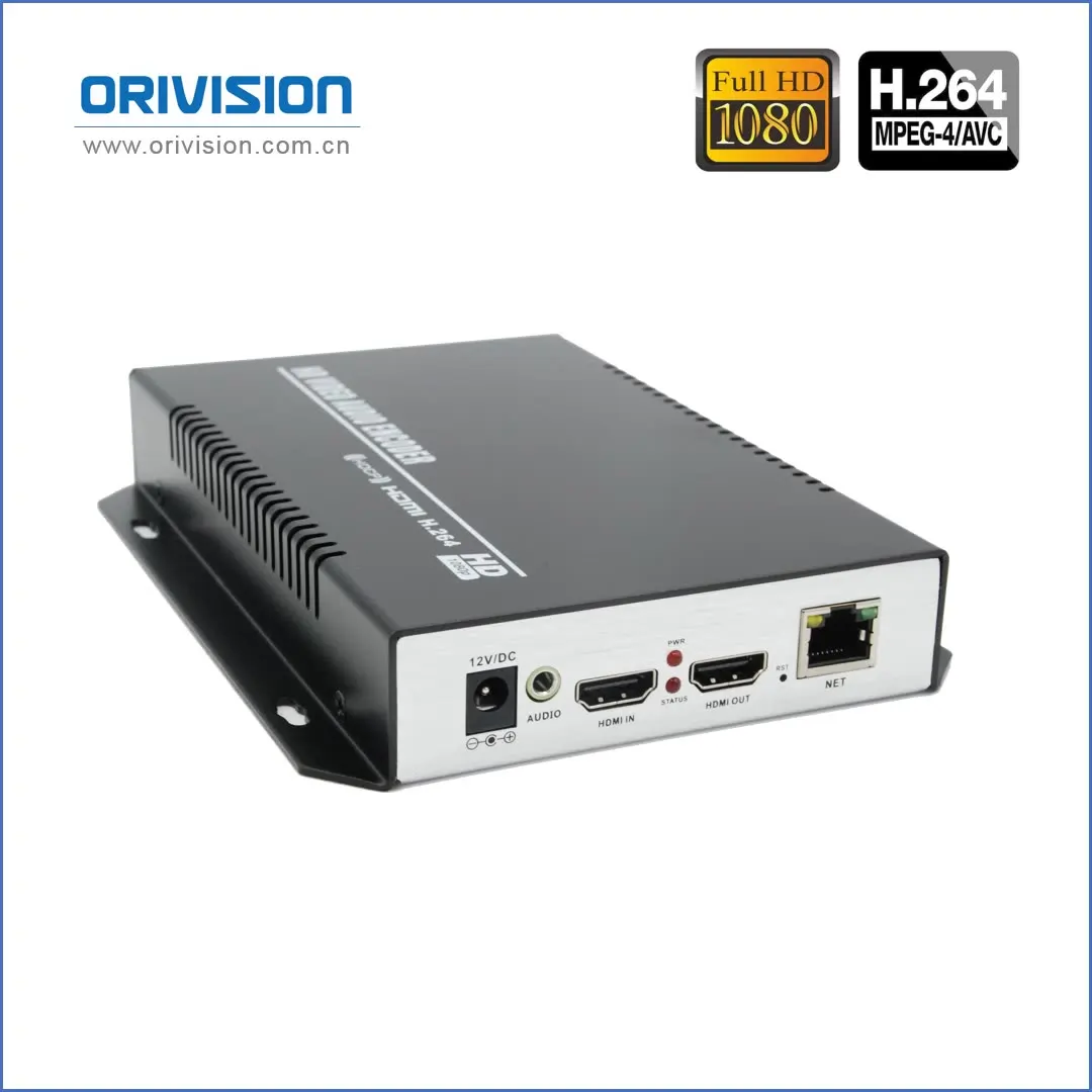 

ORIVISION live streaming 1080p h264 hdmi video encoder with loop out