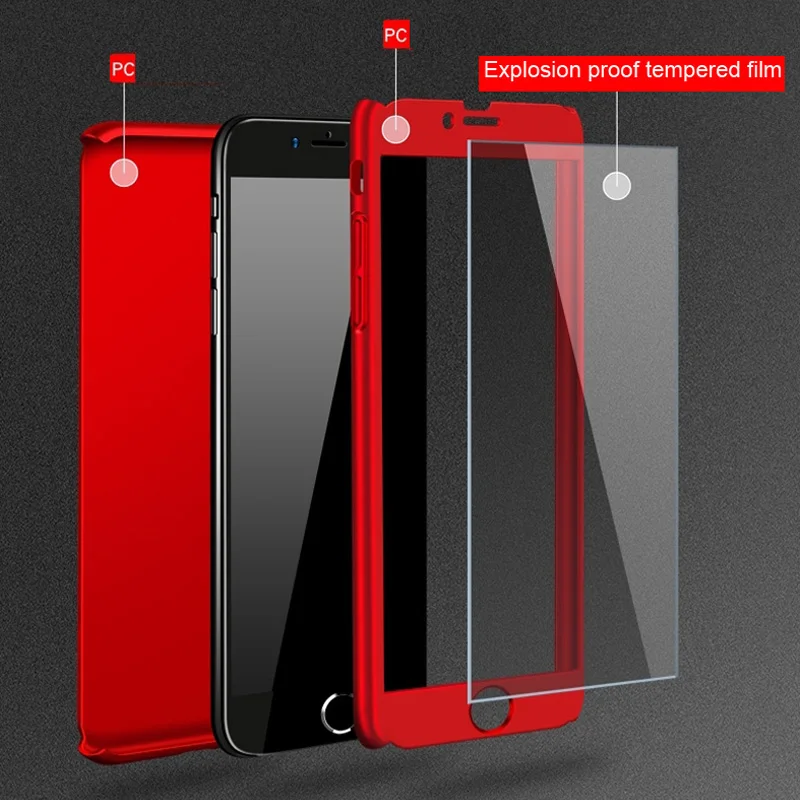 360 градусов полное покрытие чехол для телефона с полным стеклом Samsung J1 ACE J5 J7 2015 J3