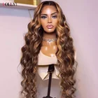 Волнистый парик Lolly, человеческие волосы, бразильские волосы на шнуровке, парик для женщин, 4x4, человеческие волосы, парики Remy