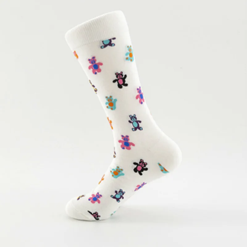 Весна Новая коллекция счастливые мужские носки забавные арт BritishStyle уличная