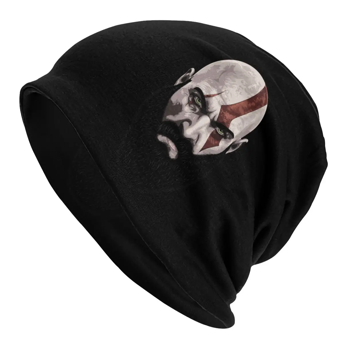 

God Of War Kratos Bonnet Hats Knitted Hat Hip Hop Autumn Winter Outdoor Skullies Beanies Hats Men's Women's Warm Dual-use Cap