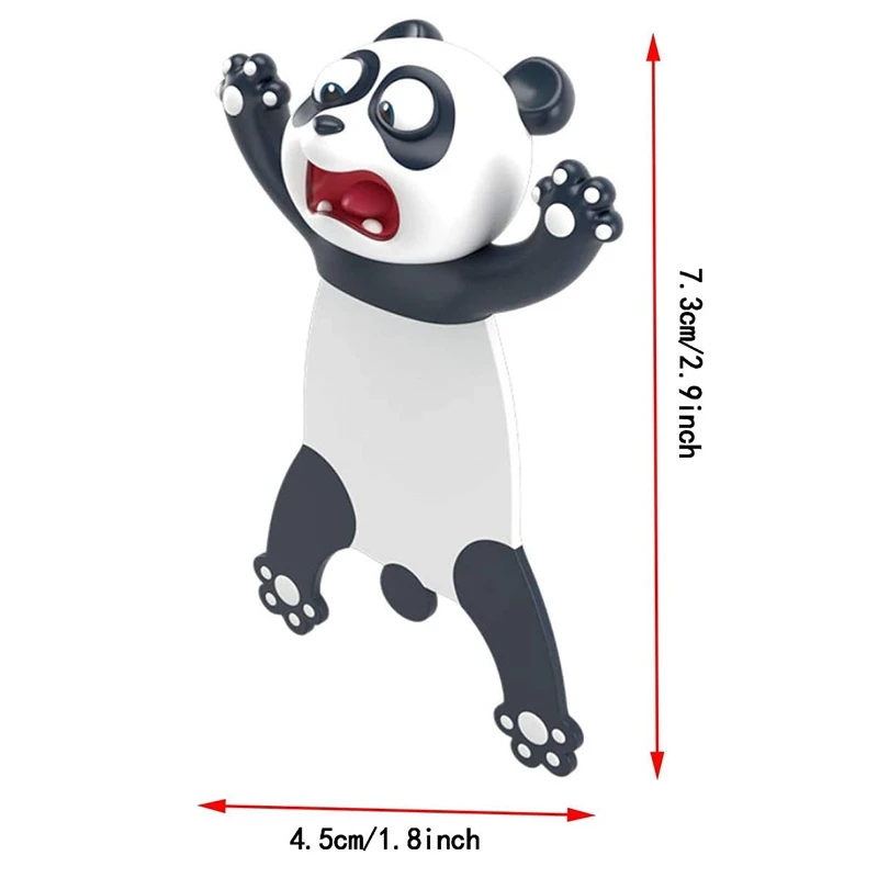 

2 PCS 3D Cartoon Animal Bookmark Novelty Cute Funny Wacky Bookmark Book Friend Bookmark for Kids Students Stationery