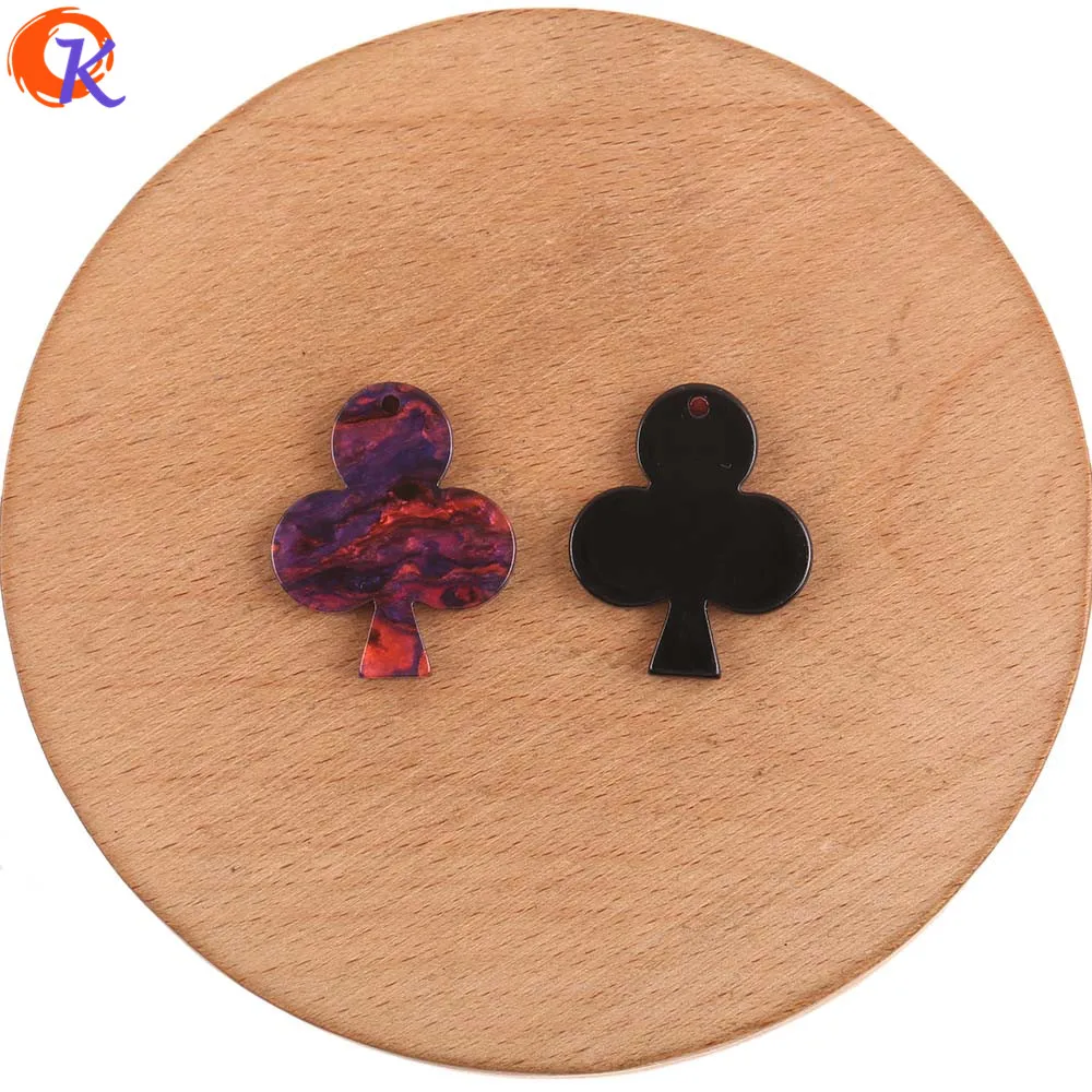 

Cordial Design 22x27MM 100Pcs Jewelry Accessories/Charms/Leaf Shape/Marble Effect/DIY Jewelry Making/Hand Made/Earring Findings