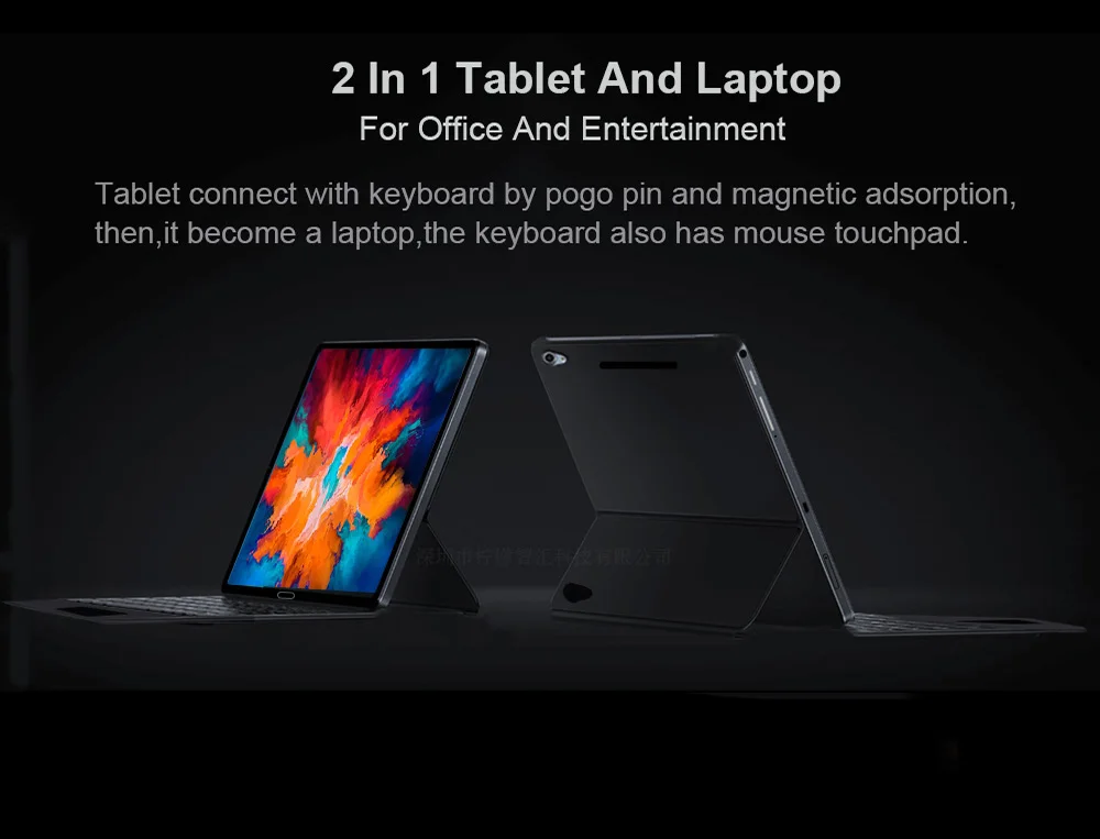 4g lte 2 in 1 tablet laptop 10 8 inch office 256gb tablet android for gps gaming 13mp camera face unlock 10 cores tablet 10 8 free global shipping