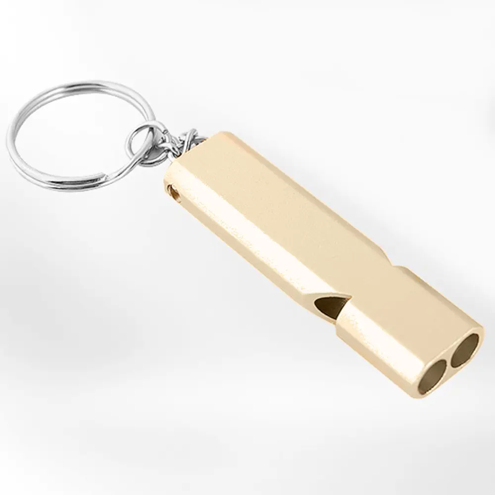 

Emergency Survival Whistle Keychain Aluminum Alloy Outdoor Camping Hiking Accessory Tools