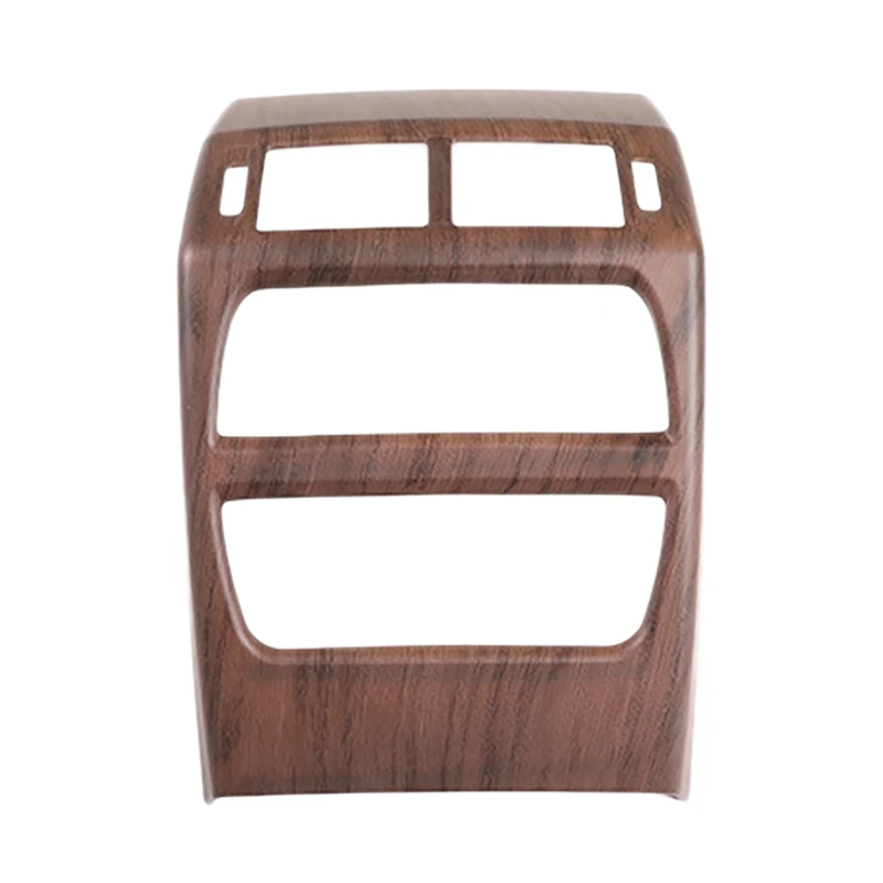 

Rear Air Conditioner AC Outlet Decor Anti Kick Plate Frame Cover Trim Wood Grain for 2020 Land Rover Discovery Sport