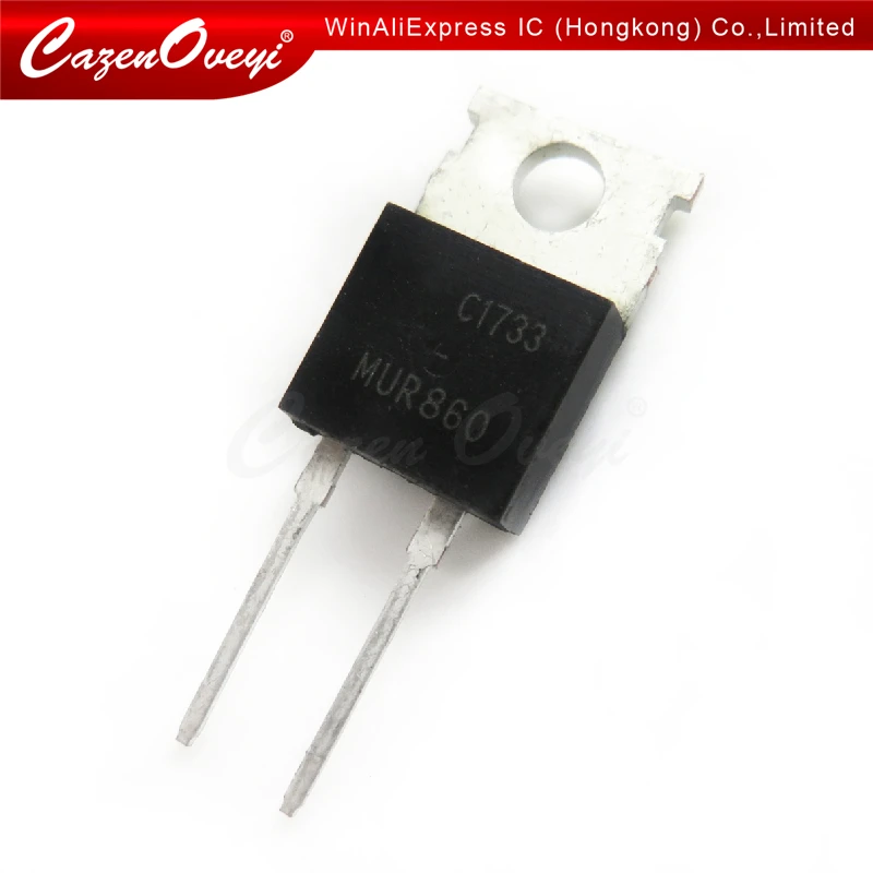 10 шт./лот MUR860 TO220 MUR860G TO-220 U860 ультра быстрое восстановление Выпрямители