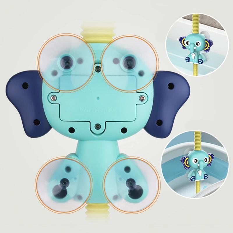baby bath toy electric cartoon shower elephant water spray toys faucet bathroom bathtub educational play game for kids children free global shipping