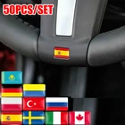 3D эпоксидная наклейка с флагом, наклейка на мотоцикл и танк, стайлинг автомобилей, аксессуары для декора ИспанииРоссииФранцииШвецииИталииГерманииУкраины