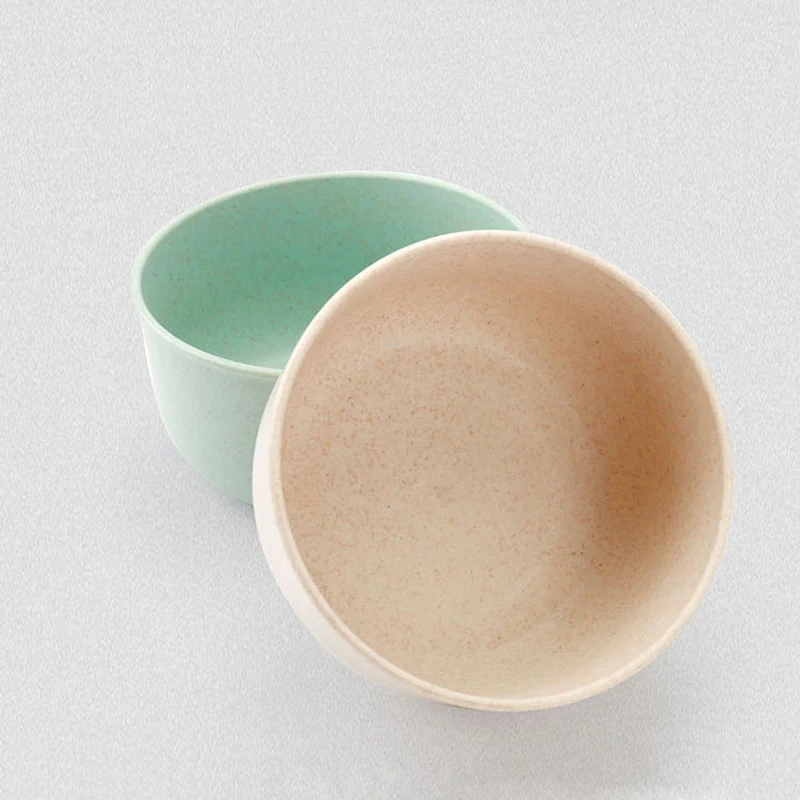 4 шт./компл. миска посуда из пшеничной соломы для защиты окружающей среды домашняя