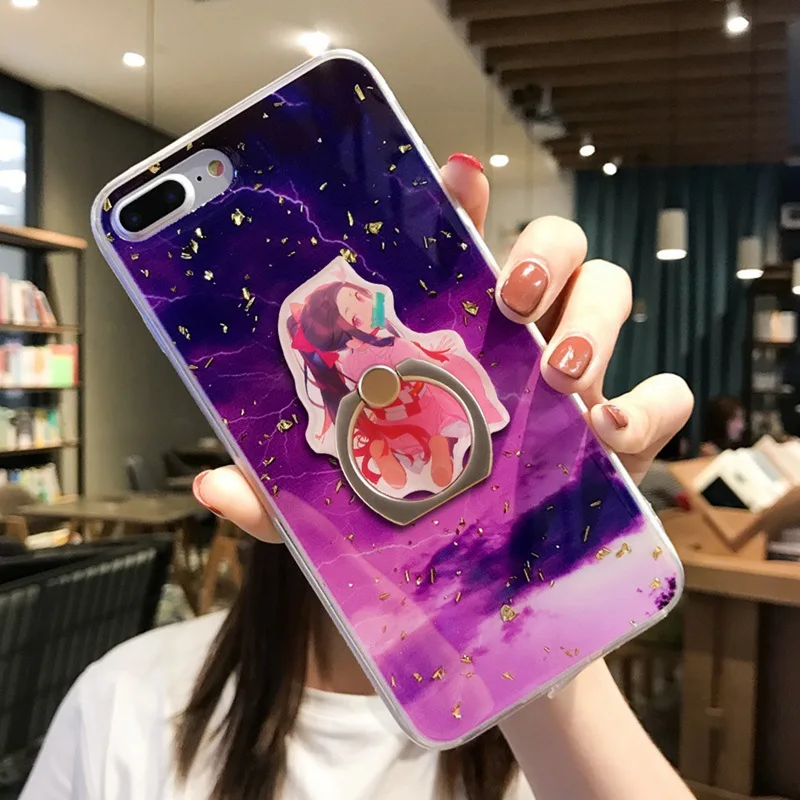 

Anime Demon Slayer:Kimetsu no Yaiba Cute Fun Acrylic Mobile Phone Holder