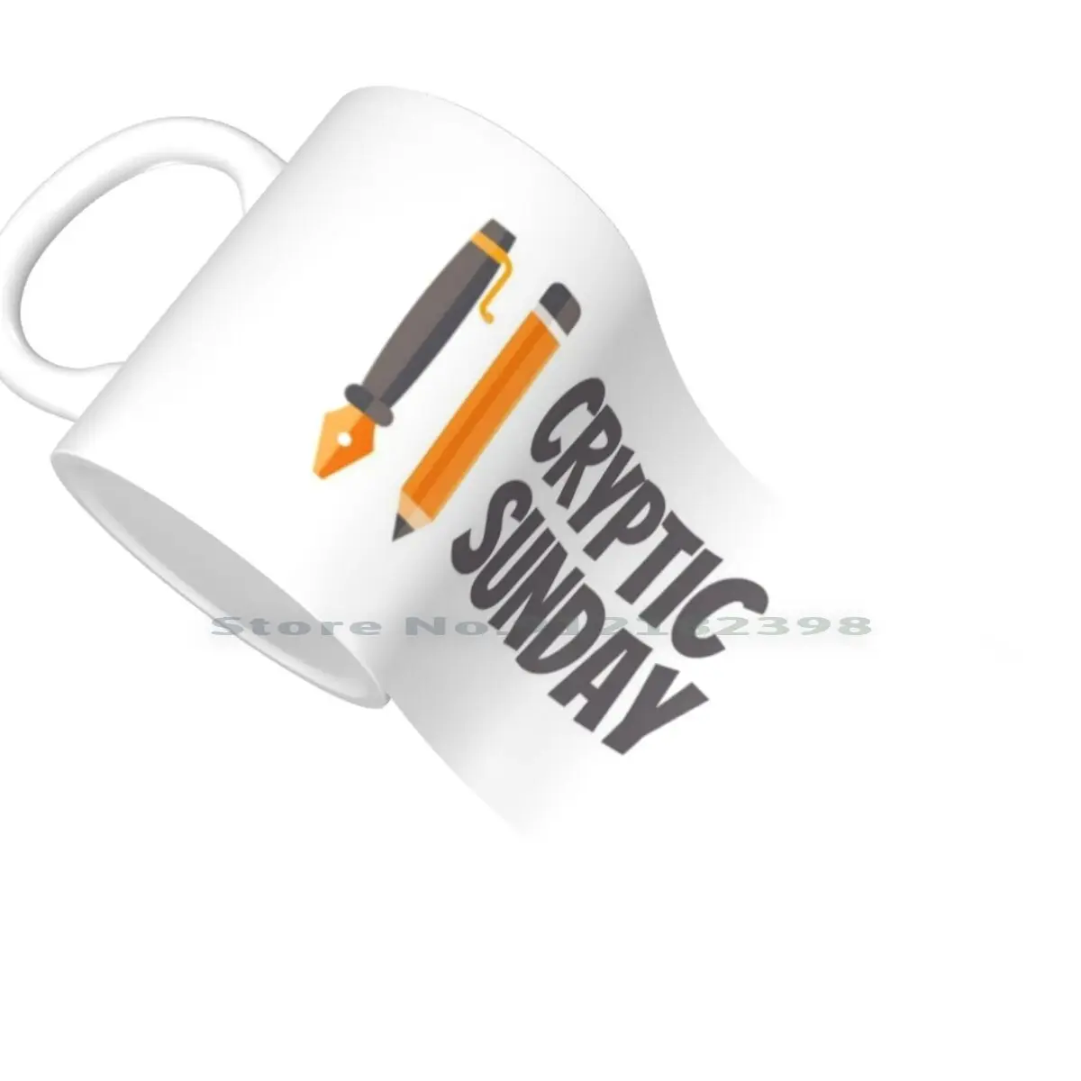 Фото Керамические кружки с логотипом Cryptic Sunday (с текстом), кофейные чашки, Кружка для молока и чая, креативный тренд, винтажная Подарочная бутылка,... №5