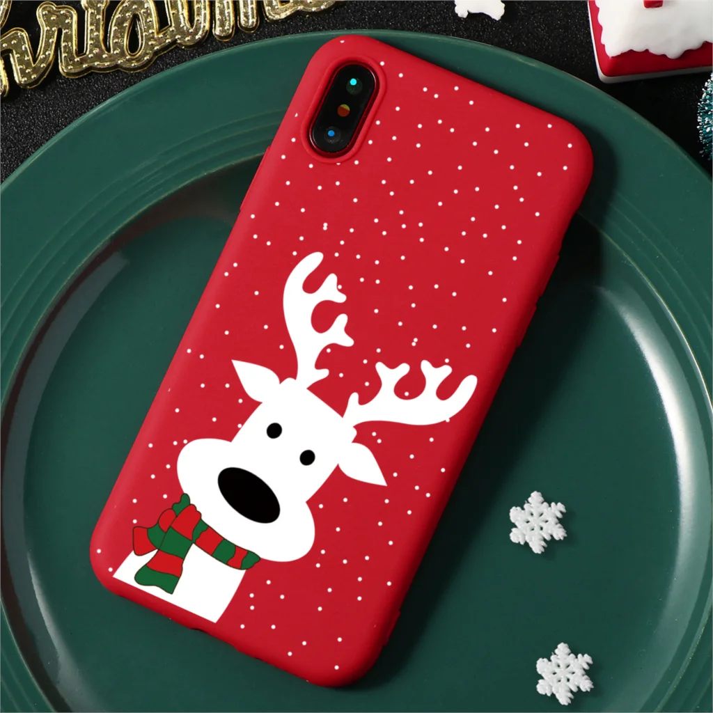 Роскошный силиконовый чехол для iPhone 11 Pro XS Max X XR из ТПУ с изображением рождественской елки чехол для iPhone 7 8 6 6S Plus 5 5S SE