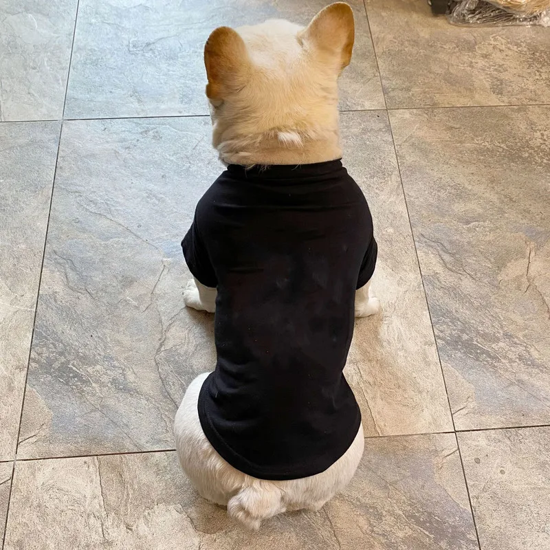 

French Bulldog Clothes Summer Dog Tshirt for Small Medium Dogs Schnauzer Outfit Fashion Print Puppy Costume Dogs Pets Clothing