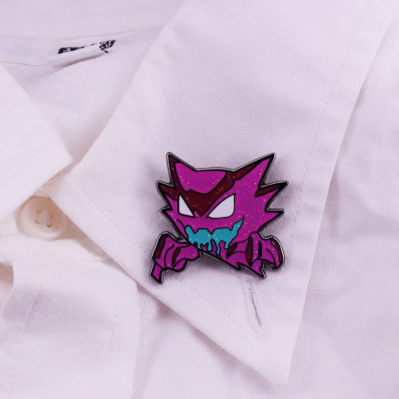 Милые эмалевые заколки манга блестящие призраки ГЭН жесткие аниме эльфы