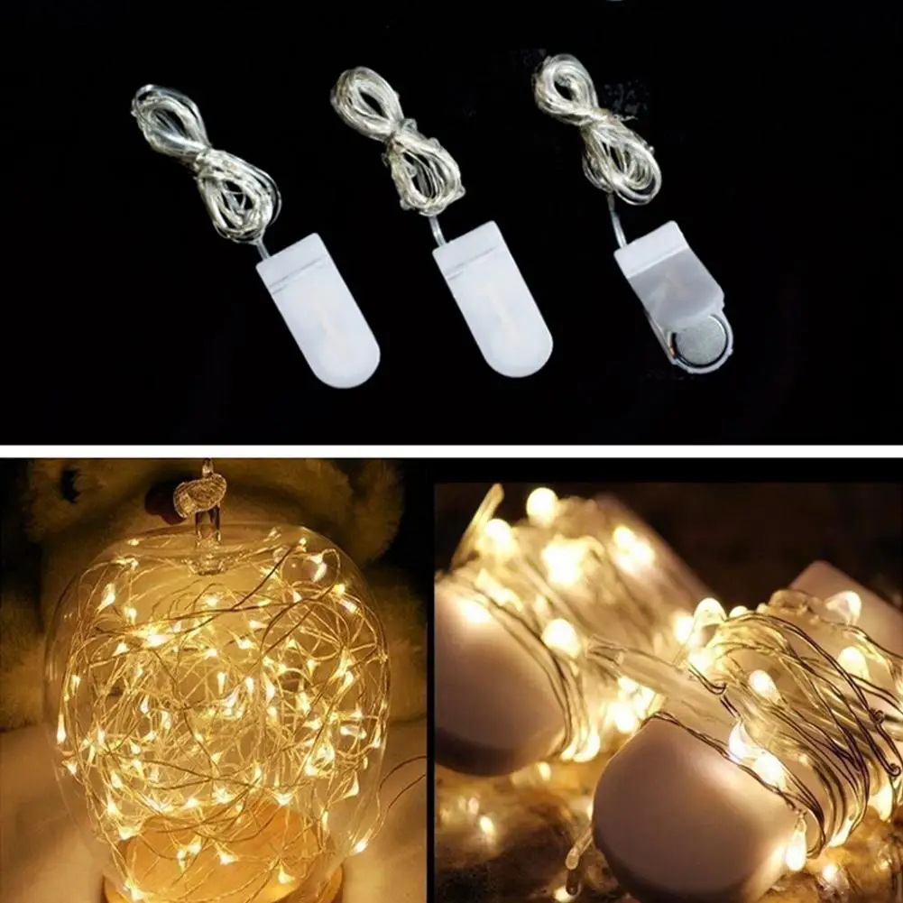 

3M 30LED Button Battery Copper Wire String Light Fairy Lamp Wedding Party Christmas Festivals Decoration