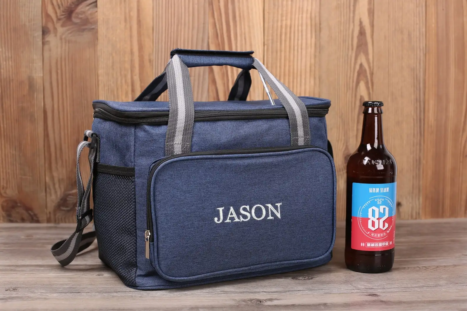 Personalized Father's Day Gifts Beer Cooler Bag Insulated Lunch Bag Monogrammed Outdoor Picnic Bag Groomsmen Party Cooler Bag