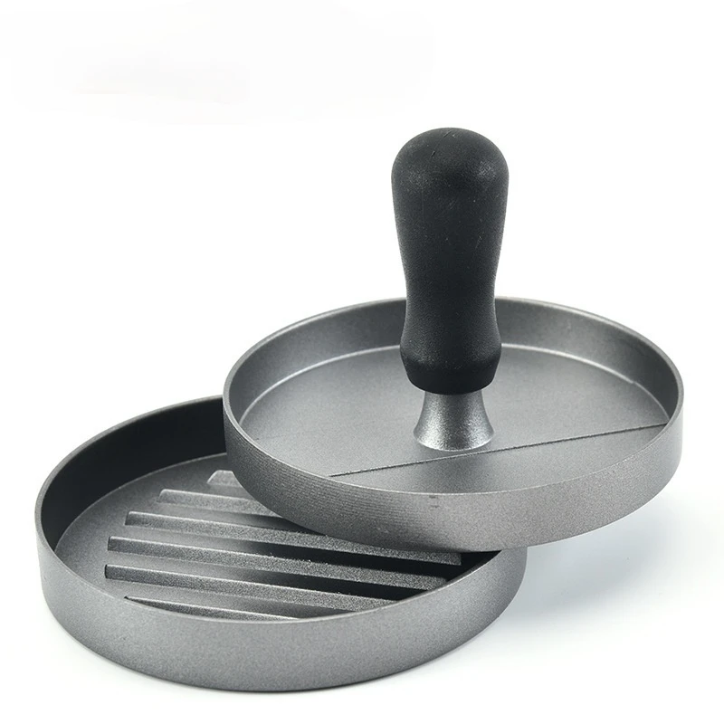 

High Quality Round Shape Burger Press Aluminum Alloy Meat Beef Grill Hamburger Mold Kitchen Tool Cooking Tools Utensils