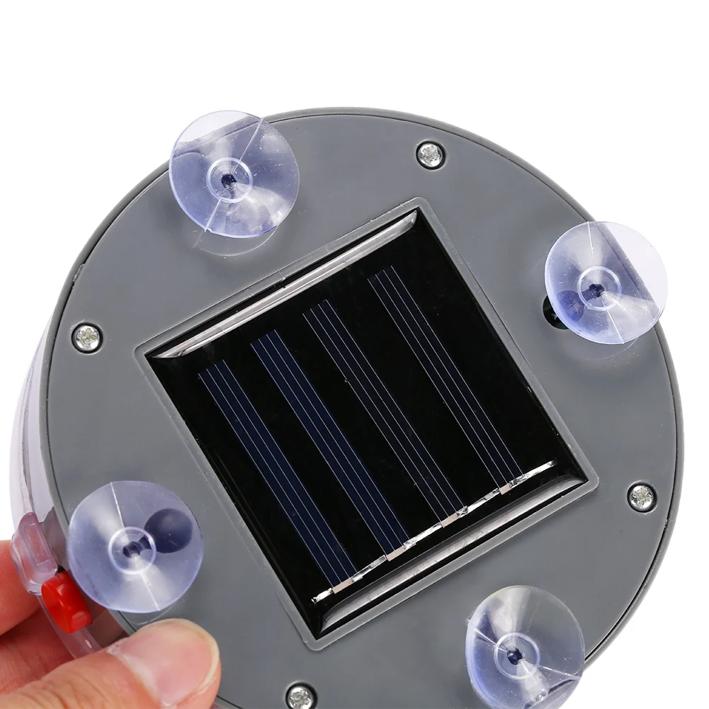 Серый уличный солнечный УФ-светильник от комаров ловушка насекомых пластиковая