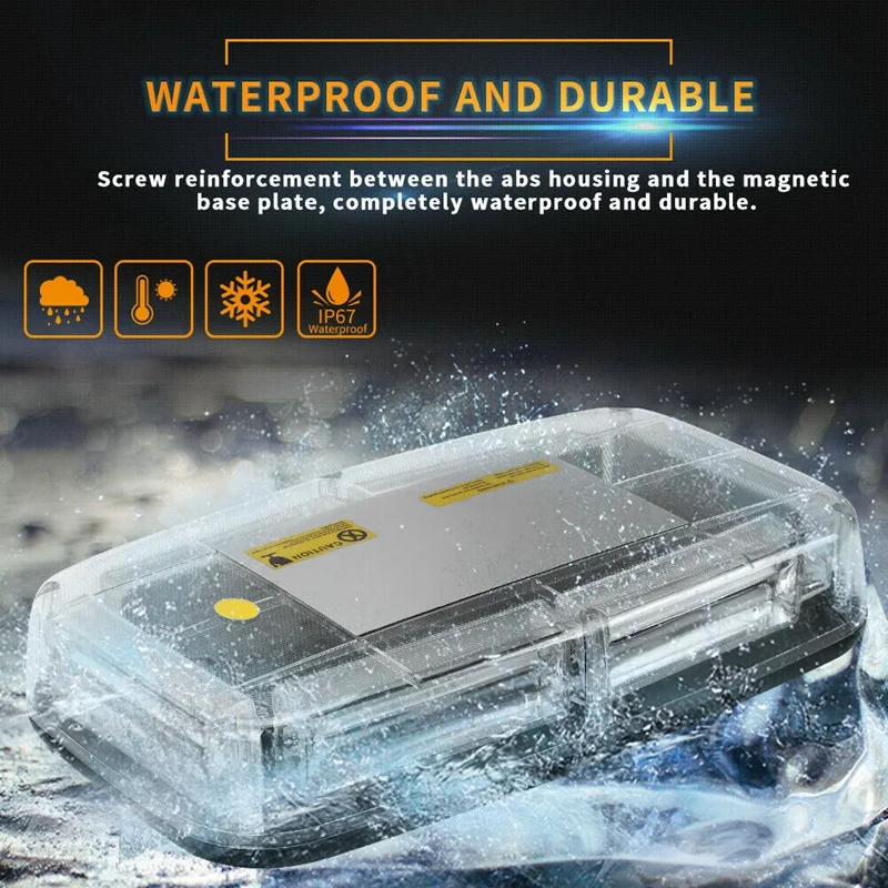 COB LED Amber Roof Top Emergency Hazard Warning Strobe Lights Bar | Автомобили и мотоциклы