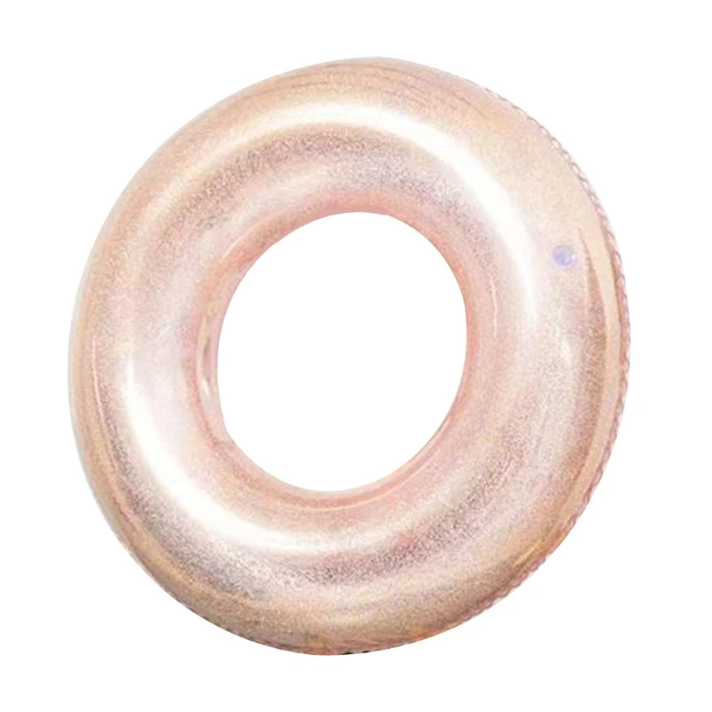 

Надувные плавающие игрушки G6DE с блестками, круглая летняя игрушка для бассейна, утолщенная плавающая труба для взрослых, водный поплавок