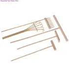 Мини бамбуковые грабли для дзен садовый песок Настольный медитация фэн-шуй Декор