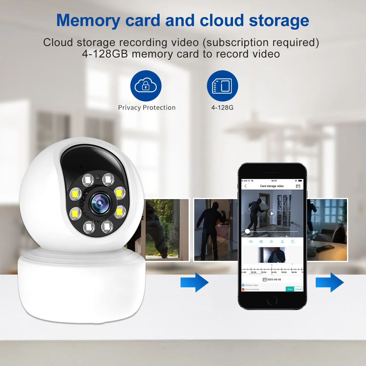 2 4G/5G Wi-Fi IP Камера 1080P Full HD для домашнего безопасности Цвет ИК Ночное видение