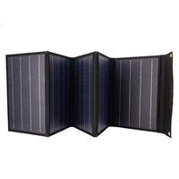 buhushui quick charger foldable solar panel 100w 18v dual usb port dc charger for tablet phone loptop 12v barrery