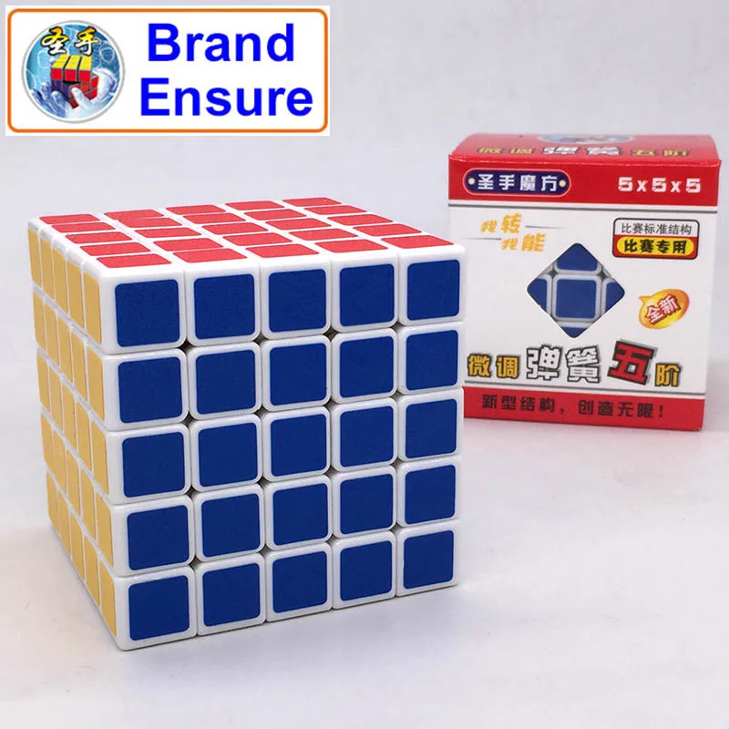 shengshou white Магический куб QIYI MOYU бренд Cubo Magico 5x5x5 Профессиональный скоростной Куб 5 на 5 пазл Neo Cube 5x5 игрушки для детей подарок - Цвет: shengshou white