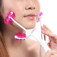 facial massager roller portable face lift slimming massager face roller anti wrinkle flower shape face relaxation beauty tools