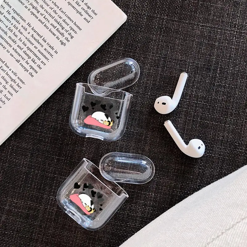 Мягкая одежда с принтом милой Air стручки чехол для Apple Airpods Чехол класса люкс