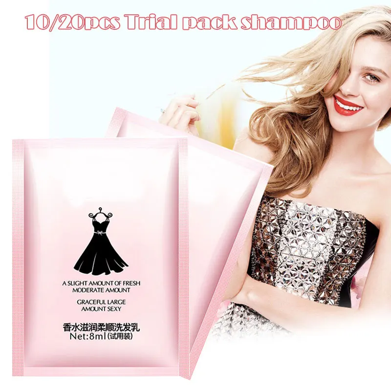 

10/20 Pack Shampoo Set Travel Size Hair and Scalp Treatment Volumizing Moisturizing Gentle for Men Women FRE-Drop