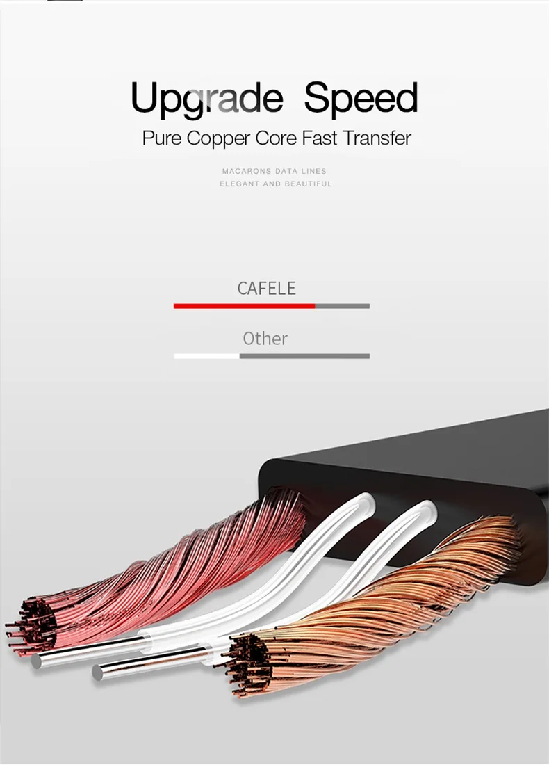 CAFELE Выдвижной USB кабель для iPhone X XI XS MAX usb кабель для зарядки для iPhone XIR XR 7 8 Plus мини портативный телефонный провод для передачи данных