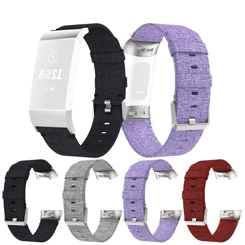 2021 новая Замена плетеная холщовая ткань ремешок для наручных часов на запястье