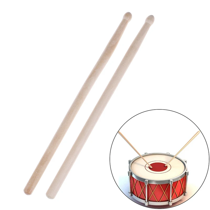 

IRIN 2Pcs Music Band Drumsticks anti-skid hard professional Drum Sticks 5A Maple Wood Military Drum Sticks musical instrument