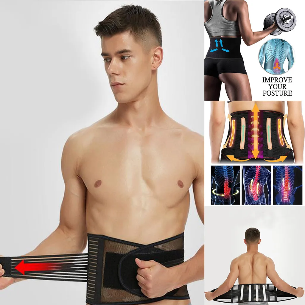 

Men&Women Stomach Abdomen Abdominal Full Bomb Breathable Waist Belt Z913