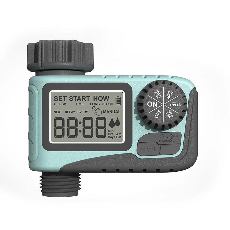 

LBER Sprinkler Timer,Water Timer Programmable Garden Outdoor Hose Feature Timer with Rain Delay/Automatic Watering System