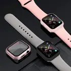 Стекло + чехол + ремешок для Apple Watch band 44 мм 40 мм 45 мм 41 мм 38 мм 42 мм 44 мм, силиконовый ремешок для часов iWatch Series 3 4 5 6 se 7